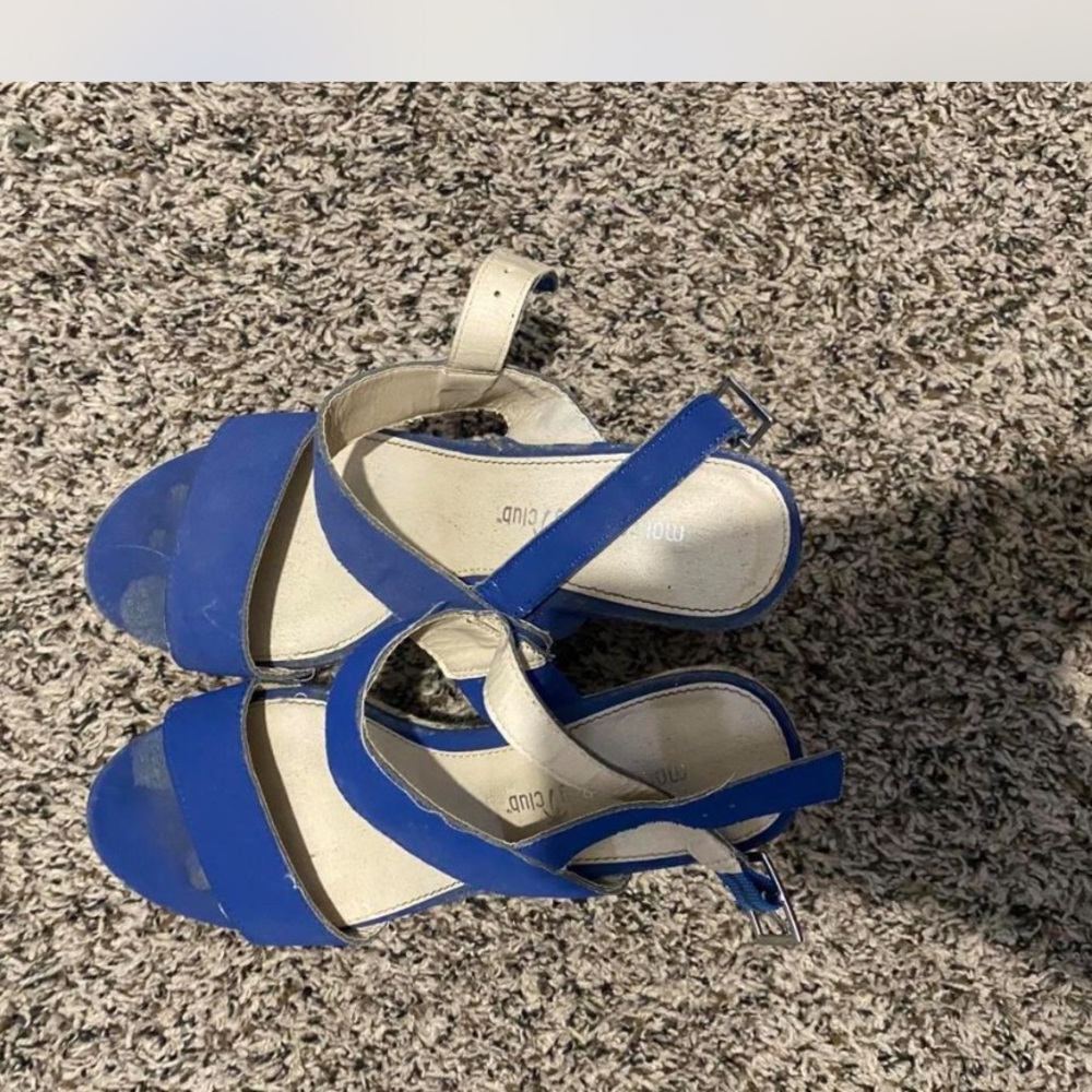 Blue Strappy Women's Sandals
